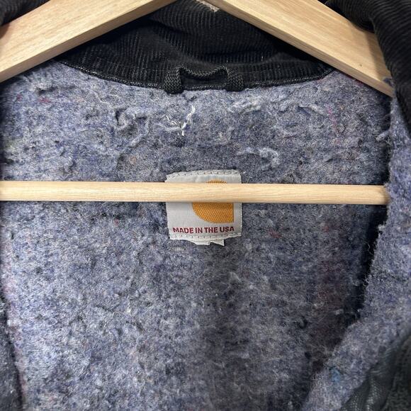 Vintage Carhartt Blanket-Lined Detroit Jacket “Black” J001 - Picture 6 of 13